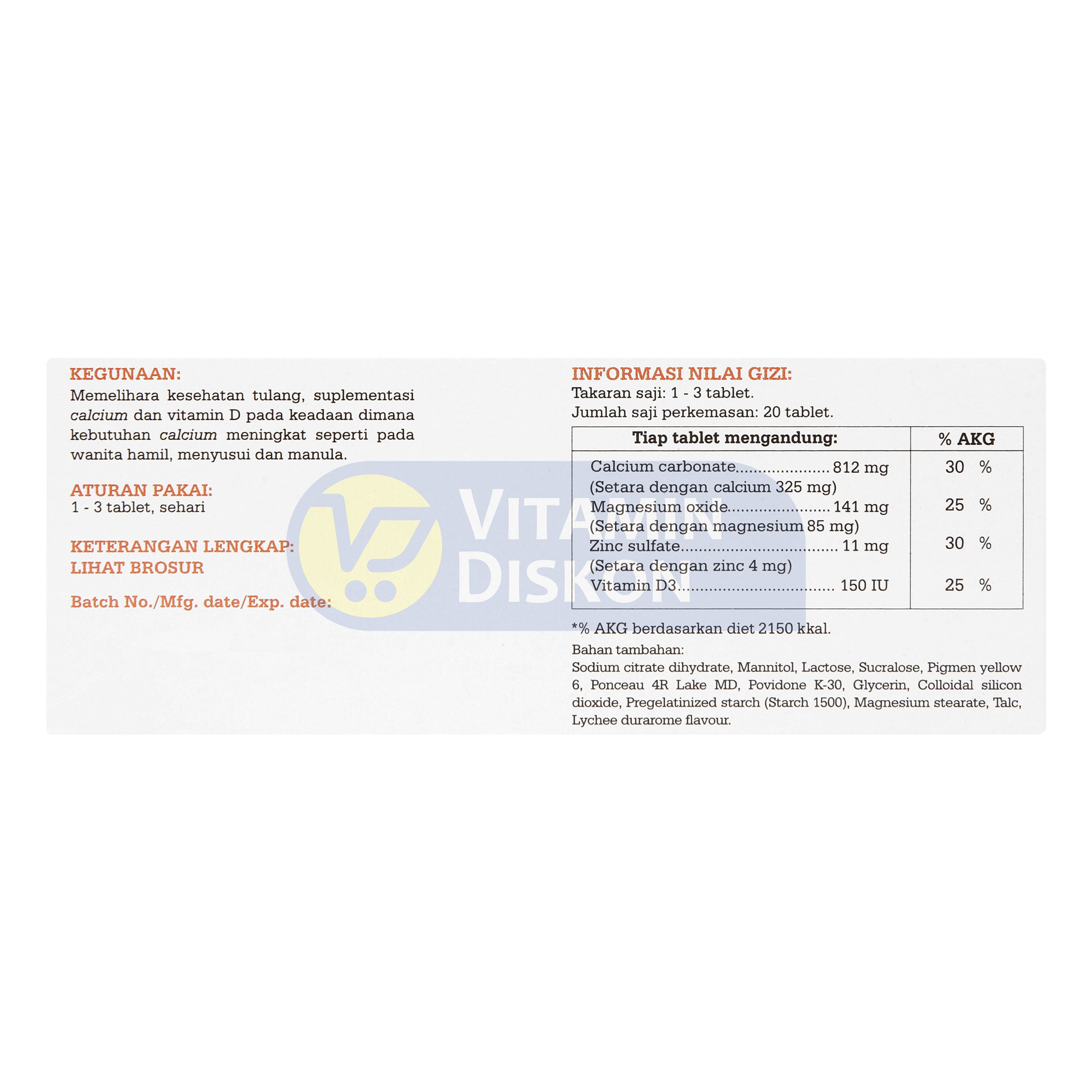 HICAL 1 BOX ISI 10 STRIP