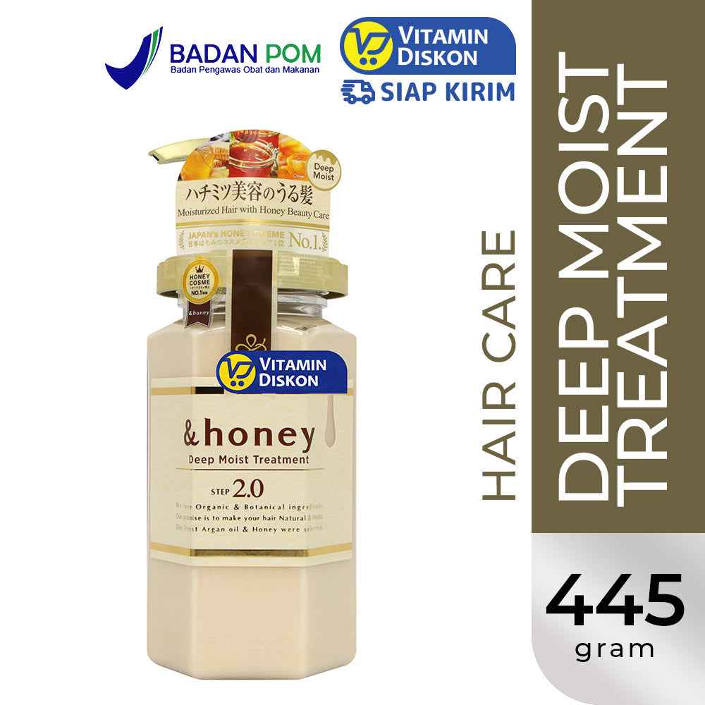 &HONEY DEEP MOIST HAIR TREATMENT 2.0 445 GR