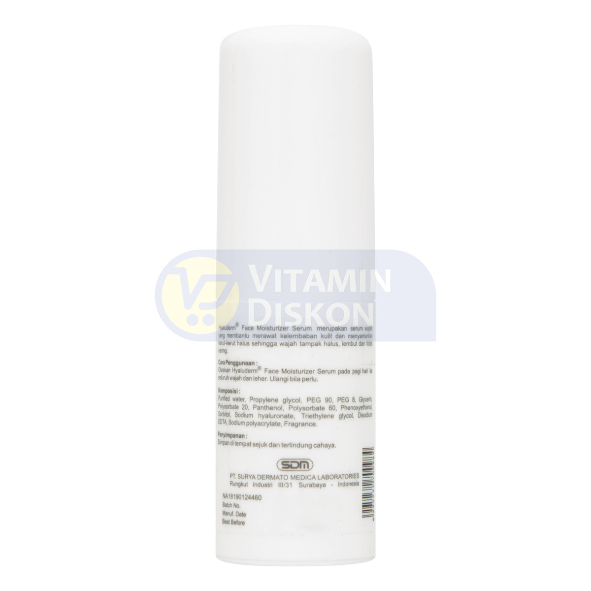 HYALUDERM FACE MOISTURIZER SERUM 15 GR