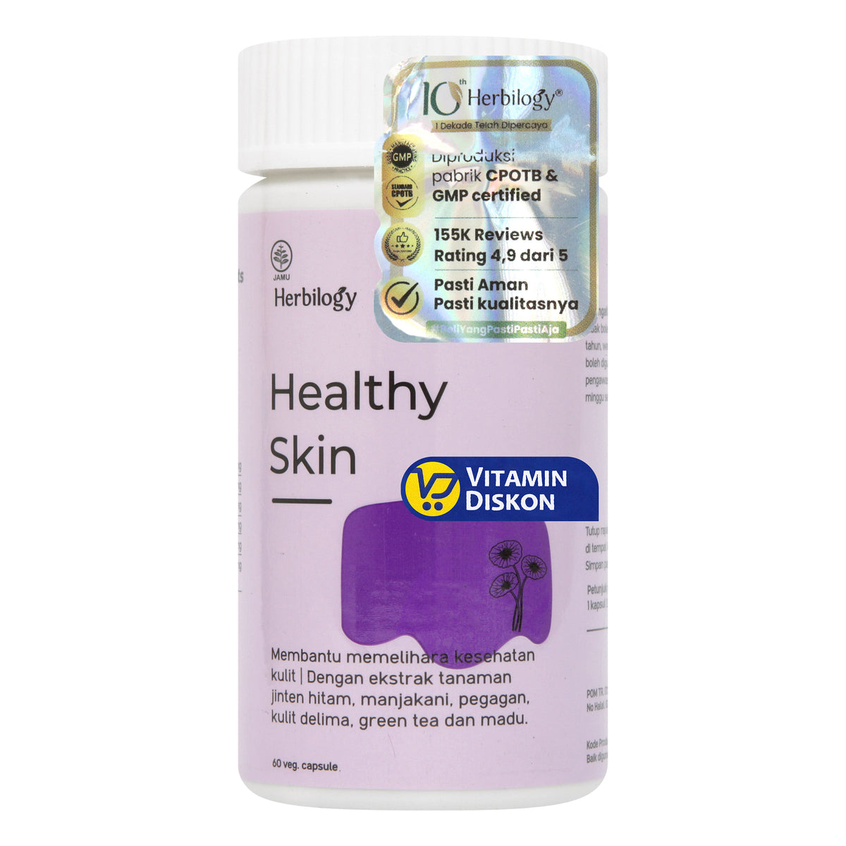 HERBILOGY HEALTHY JOINT CAPSULE 60 PCS/BTL BPOM UNTUK KESEHATAN TUBUH