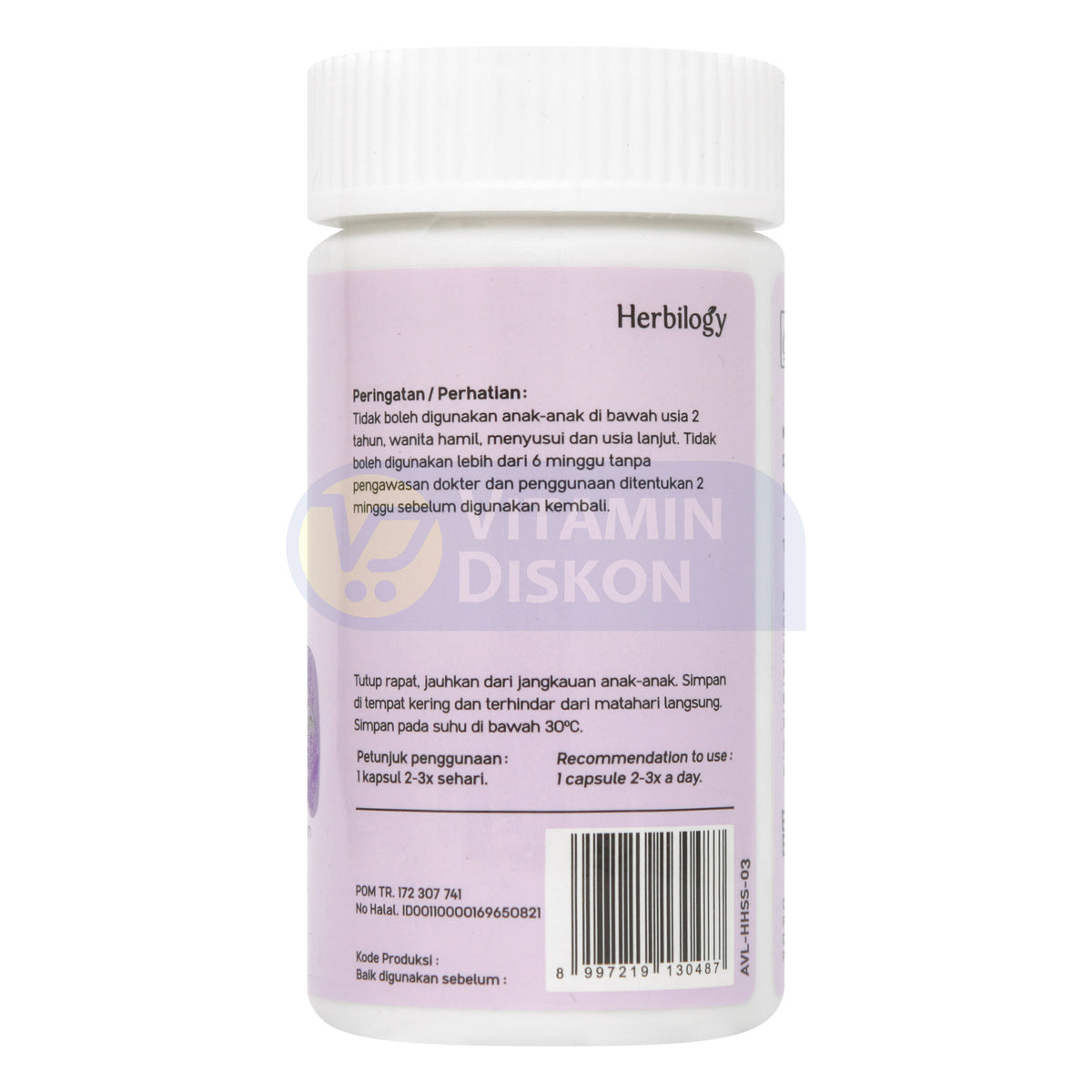 HERBILOGY HEALTHY JOINT CAPSULE 60 PCS/BTL BPOM UNTUK KESEHATAN TUBUH
