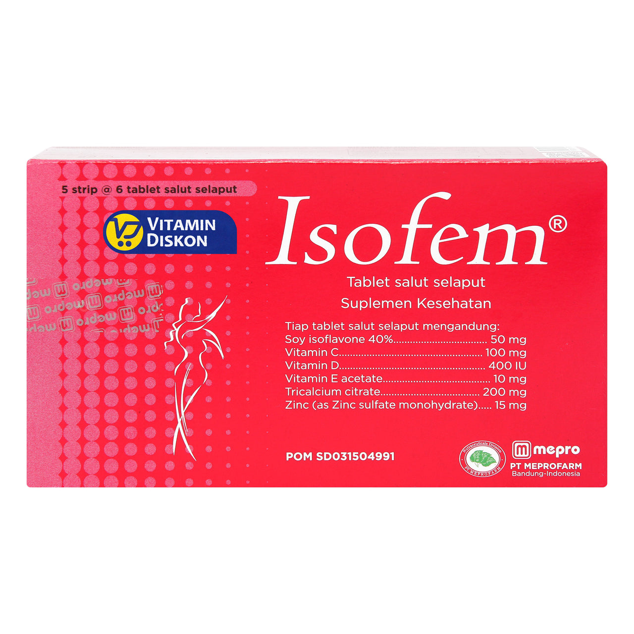 ISOFEM 1 BOX ISI 5 STRIP