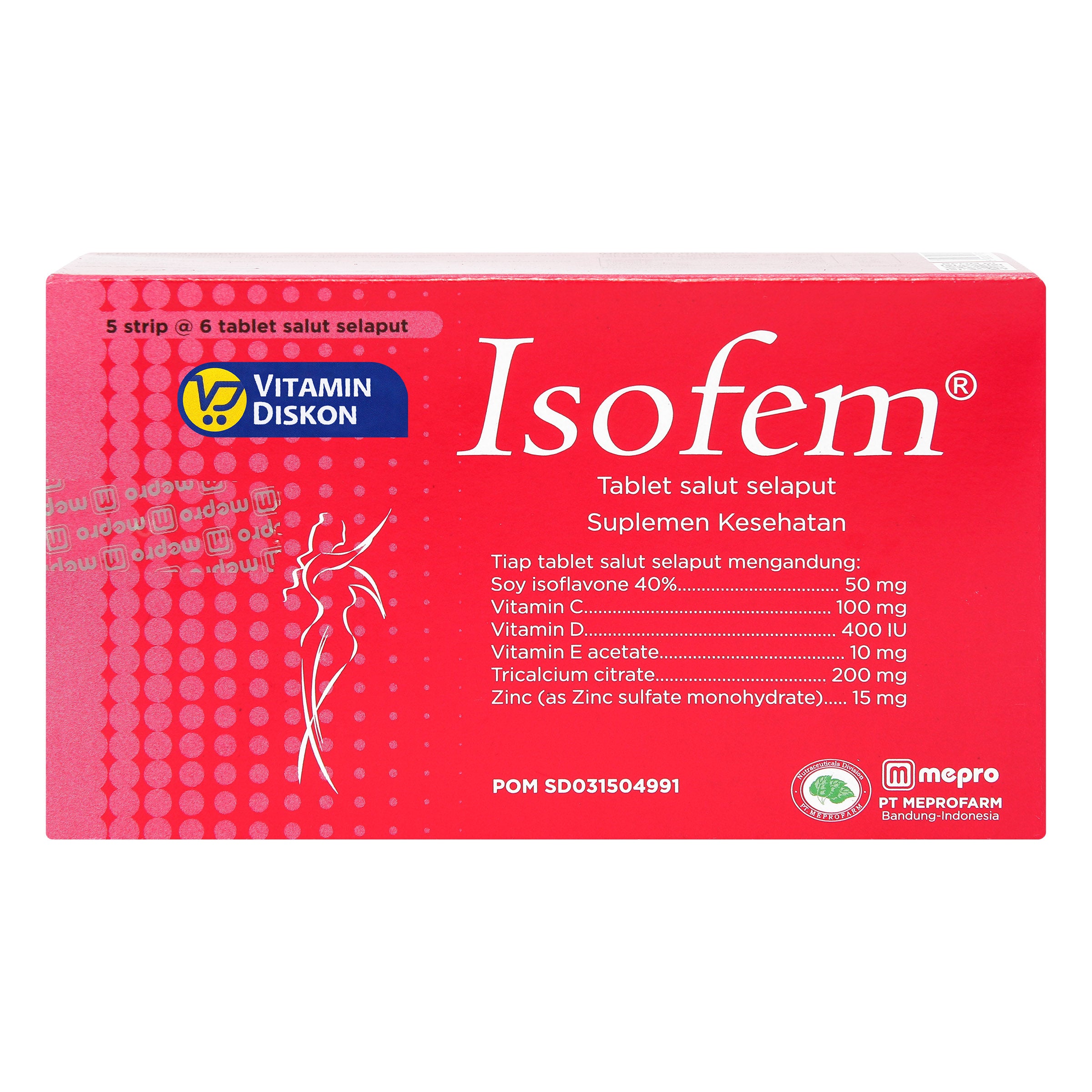 ISOFEM 1 BOX ISI 5 STRIP