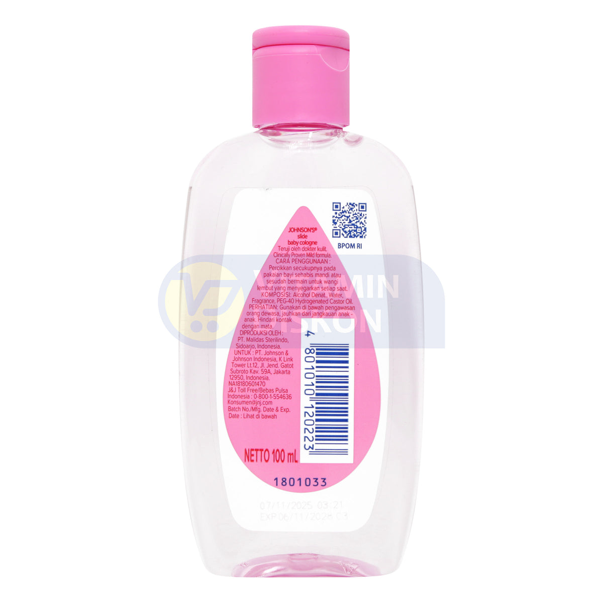 JOHNSON BABY COLOGNE SLIDE 100 ML