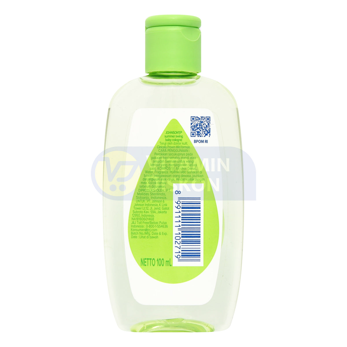 JOHNSON BABY COLOGNE SUMMER SWING 100 ML