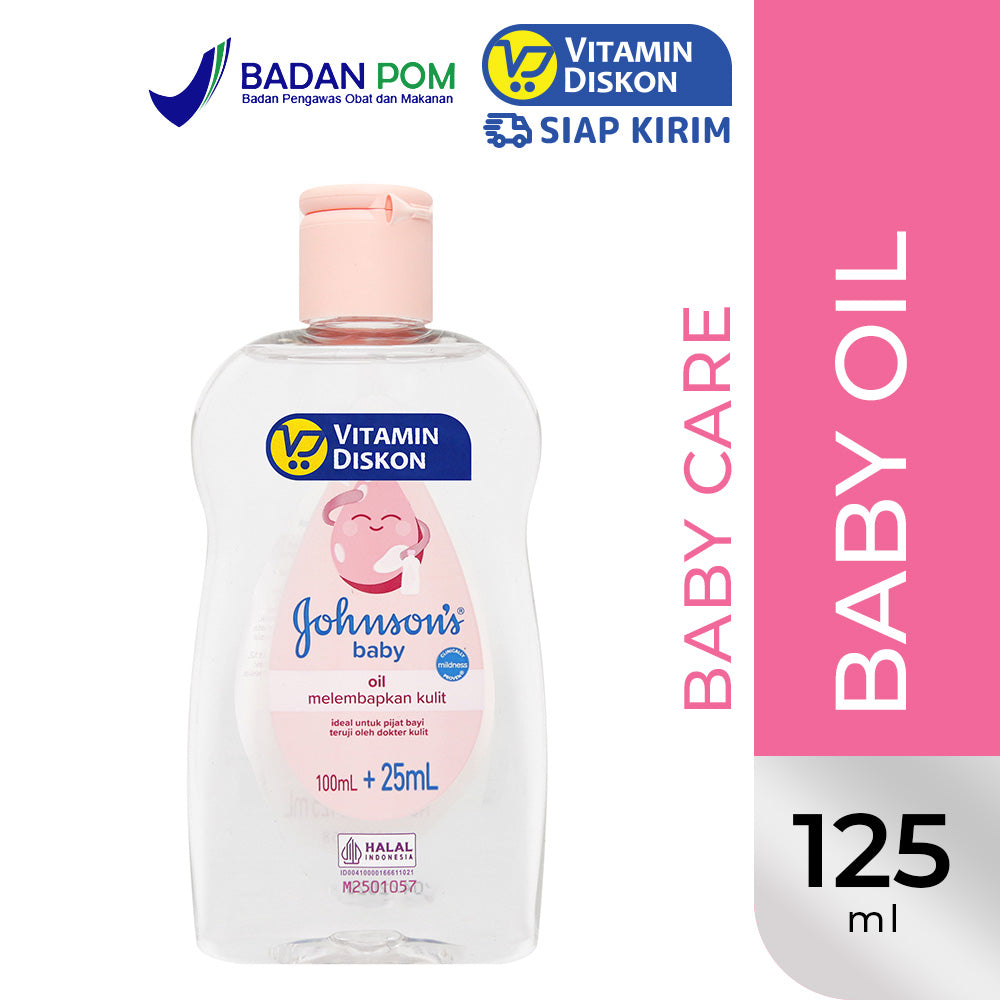 JOHNSONS BABY OIL 125 ML