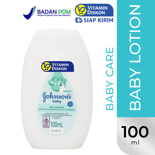 JOHNSONS MILK RICE BABY LOTION 100 ML