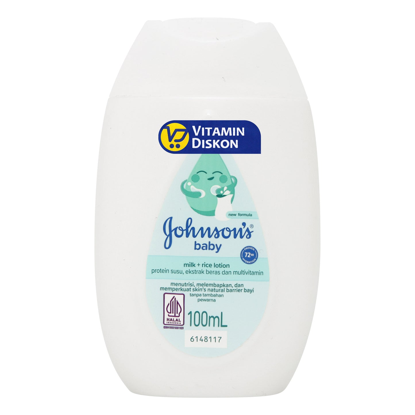 JOHNSONS MILK RICE BABY LOTION 100 ML