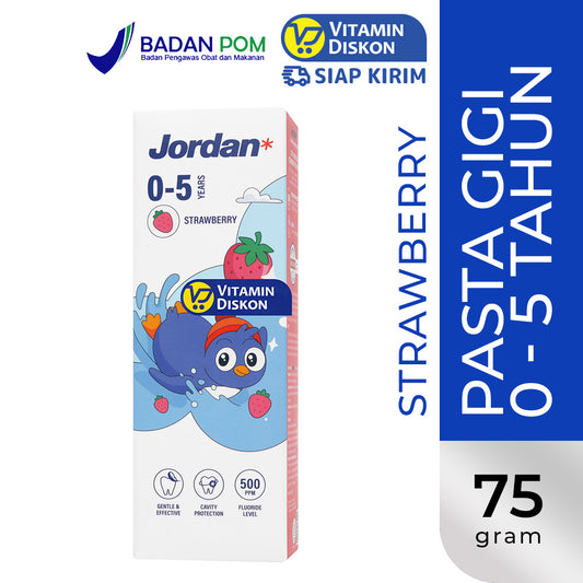 JORDAN KIDS TOOTHPASTE MILK TEETH STEP 1 (0-5 YEARS) 75G