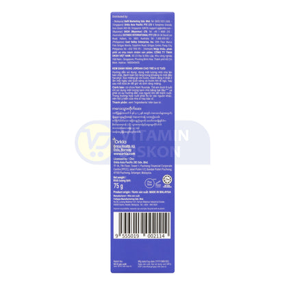 JORDAN KIDS TOOTHPASTE NEW PERMANENT TEETH STEP 2 (6-12 YEARS) 75G