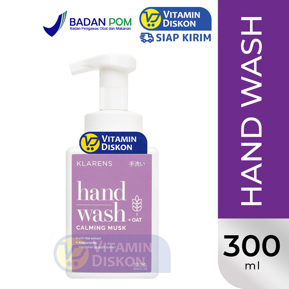 KLARENS HAND WASH CALMING MUSK - 300ML