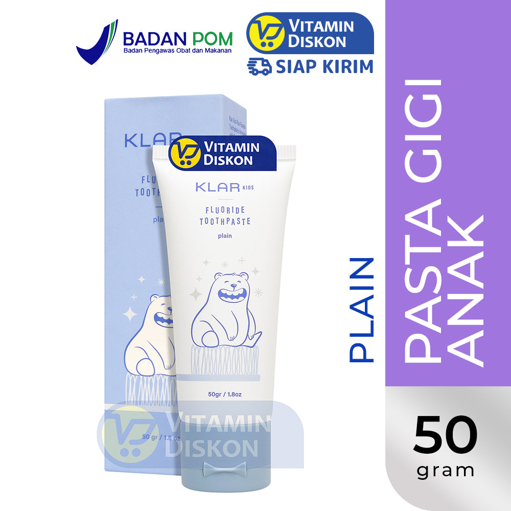 KLAR LITTLE TOOTHPASTE PLAIN - 50GR