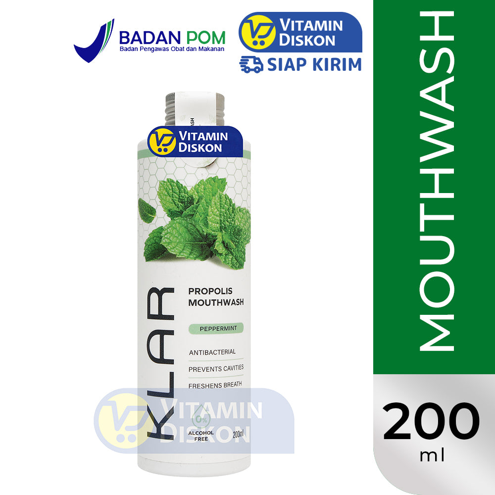KLAR MOUTHWASH PROPOLIS HONEY LEMON - 200ML