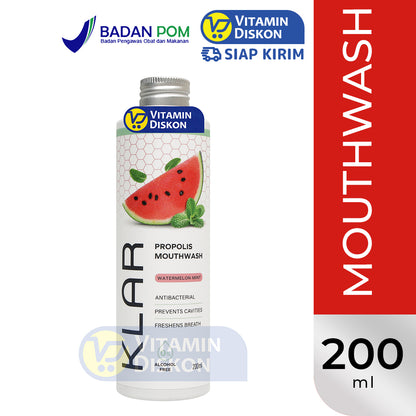 KLAR MOUTHWASH PROPOLIS WATERMELON MINT - 200ML