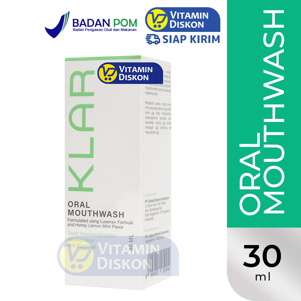 KLAR ORAL MOUTHWASH 30ML