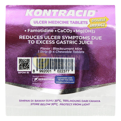 KONTRACID 1 STRIP 4 TABLET