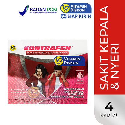 KONTRAFEN 1 STRIP 4 TABLET