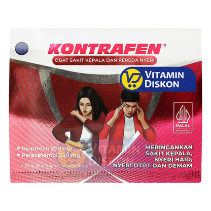 KONTRAFEN 1 STRIP 4 TABLET
