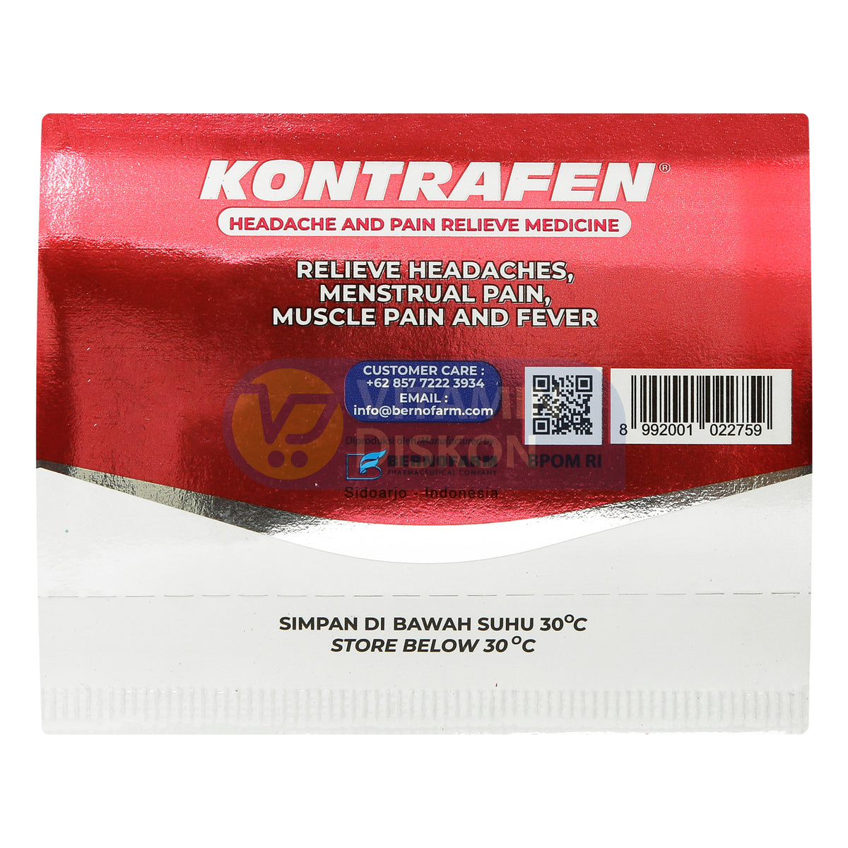 KONTRAFEN 1 STRIP 4 TABLET