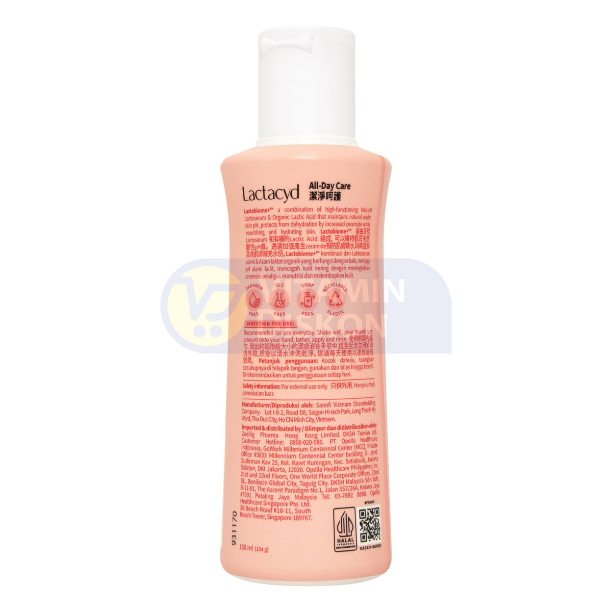 LACTACYD ALL-DAY CARE 150 ML