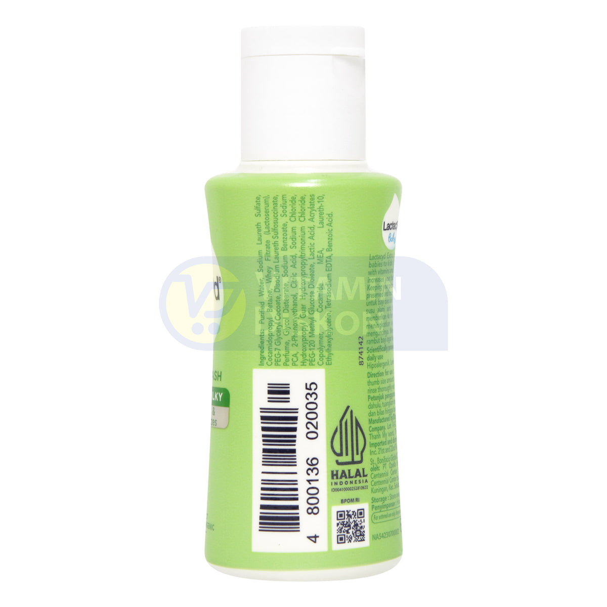 LACTACYD BABY BODY AND HAIR WASH EXTRA MILKY 60ML