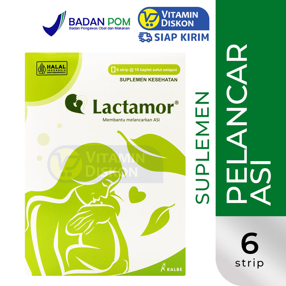 LACTAMOR SUPLEMEN PELANCAR ASI 1 BOX ISI 10 STRIP