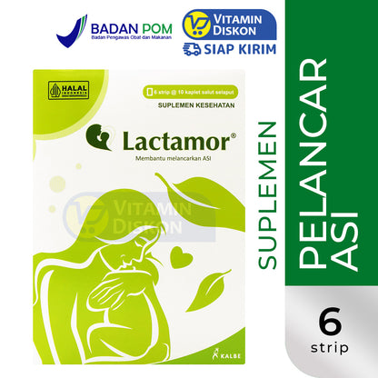 LACTAMOR SUPLEMEN PELANCAR ASI 1 BOX ISI 10 STRIP