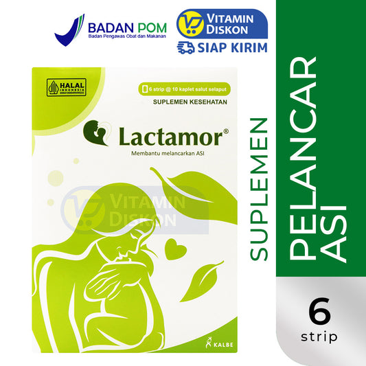 LACTAMOR SUPLEMEN PELANCAR ASI 1 BOX ISI 10 STRIP