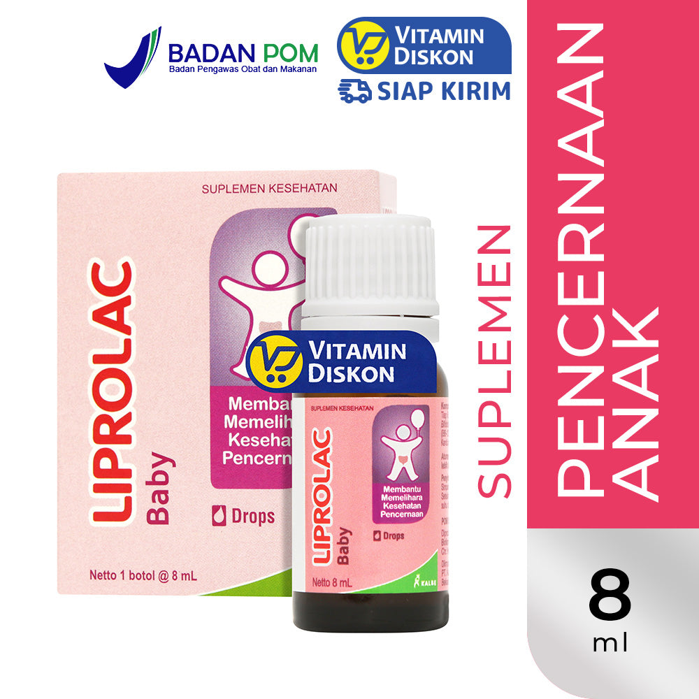 LIPROLAC BABY DROPS SUPLEMEN MAKANAN 8 ML