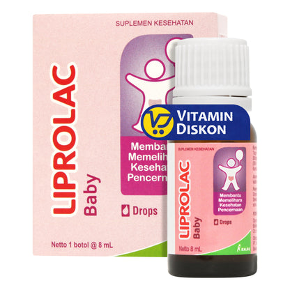 LIPROLAC BABY DROPS SUPLEMEN MAKANAN 8 ML