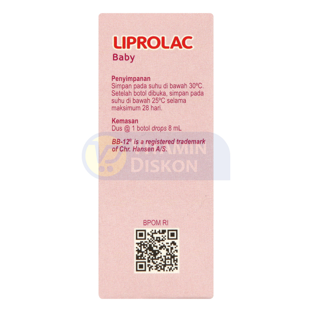 LIPROLAC BABY DROPS SUPLEMEN MAKANAN 8 ML