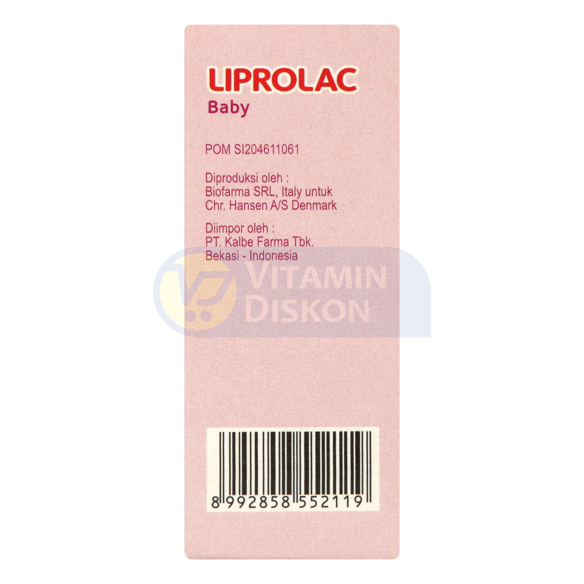 LIPROLAC BABY DROPS SUPLEMEN MAKANAN 8 ML