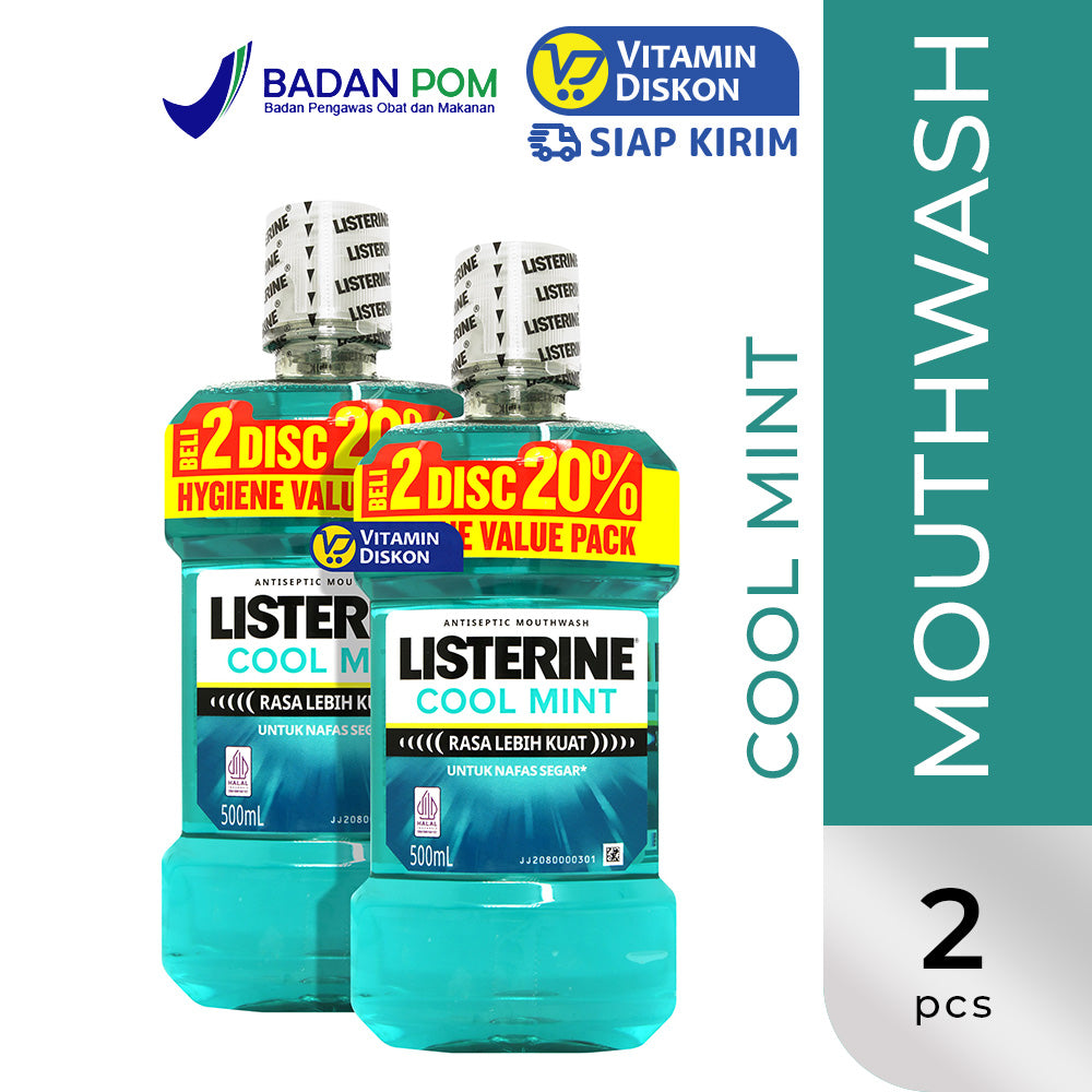 LISTERINE COOL MINT 2X500 ML TWINPACK