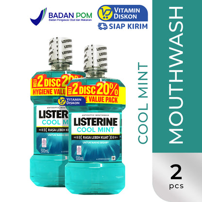 LISTERINE COOL MINT 2X500 ML TWINPACK