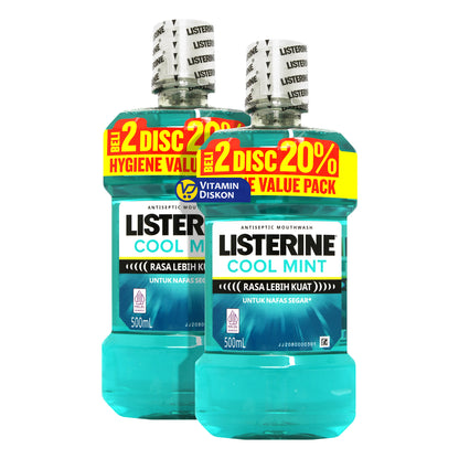 LISTERINE COOL MINT 2X500 ML TWINPACK