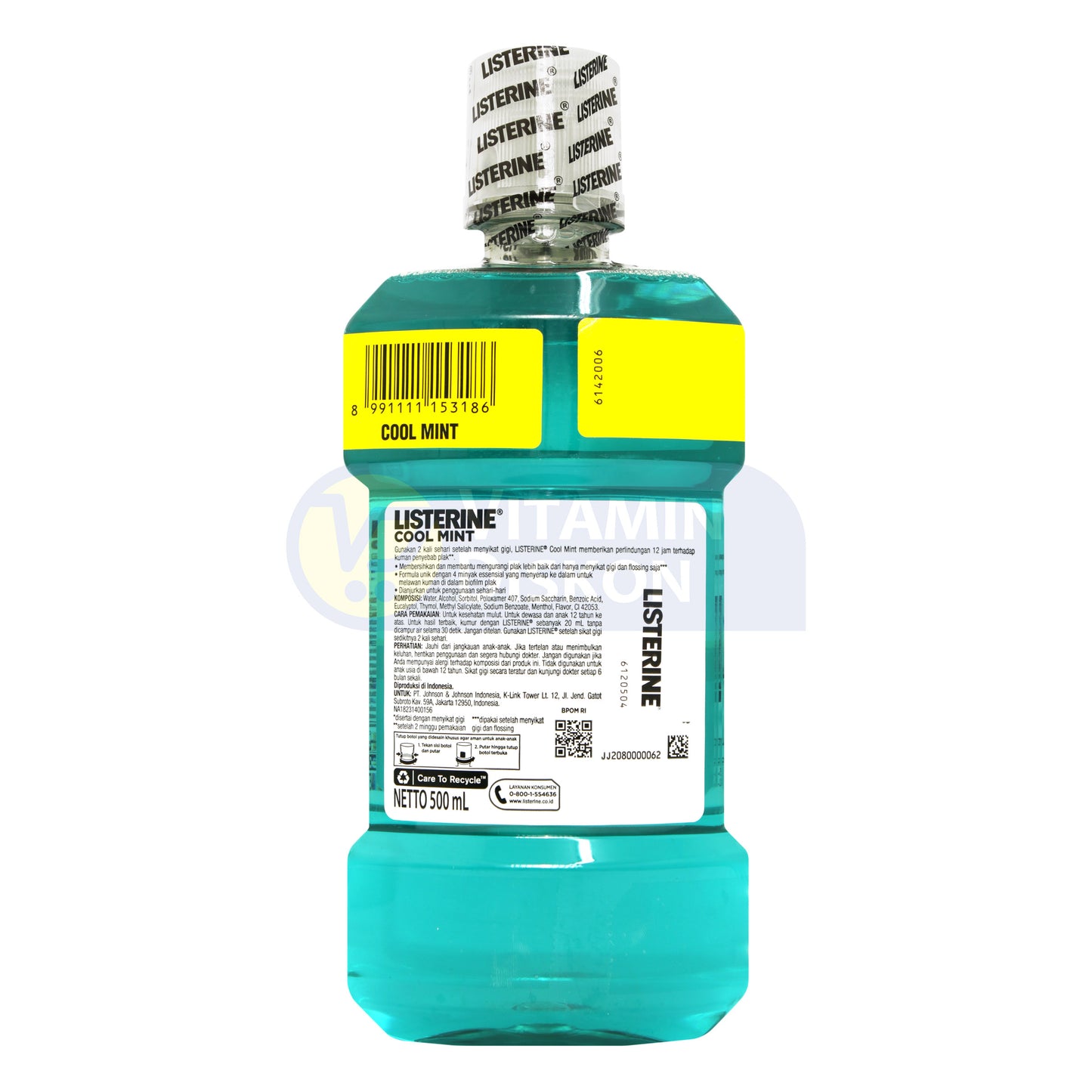 LISTERINE COOL MINT 2X500 ML TWINPACK