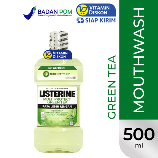 LISTERINE NATURAL GREEN TEA 500 ML