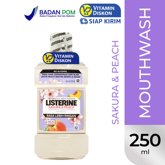 LISTERINE SAKURA & PEACH 250 ML
