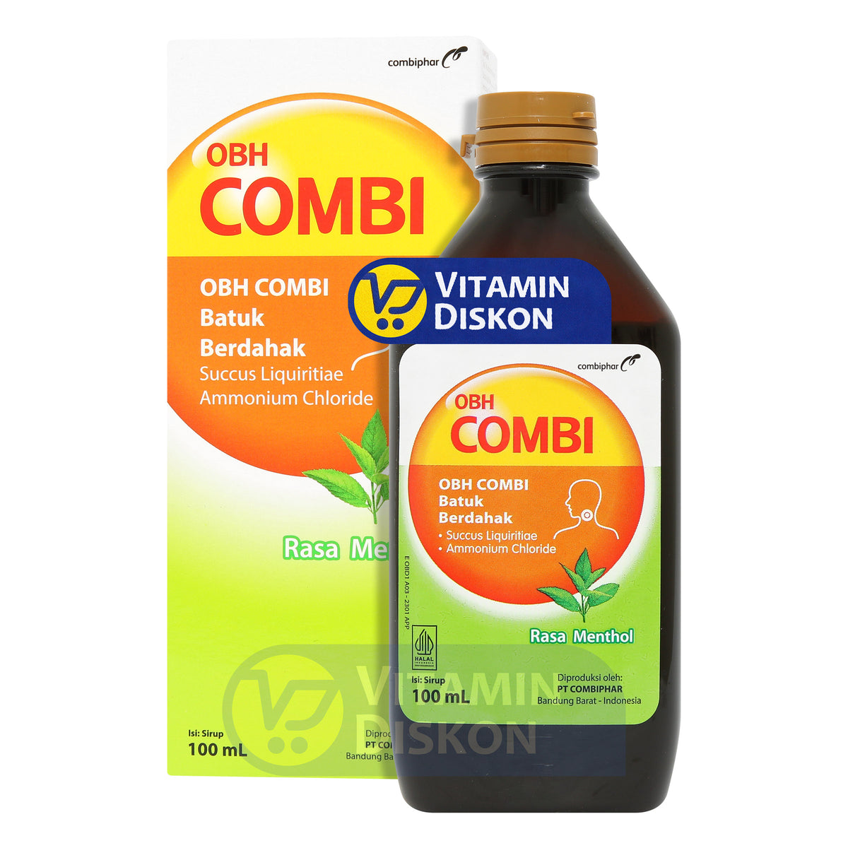 OBH COMBI BATUK BERDAHAK MENTHOL BOTOL 100 ML
