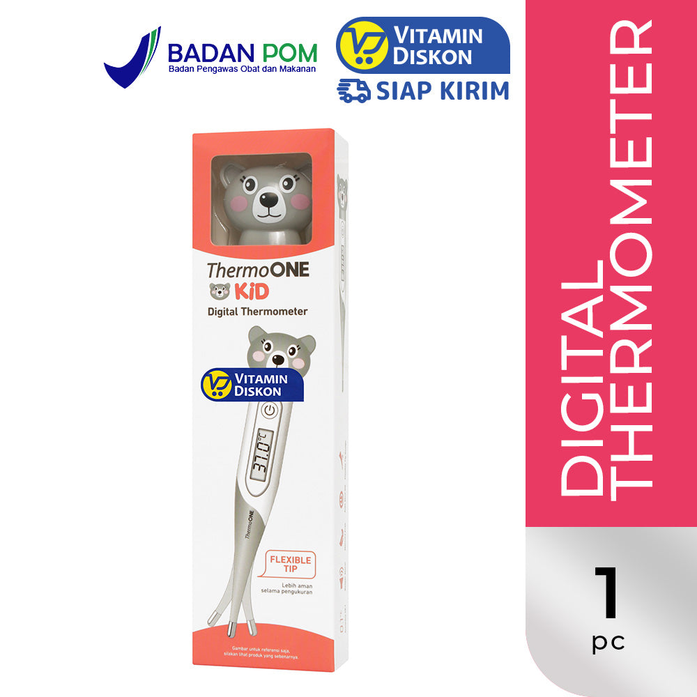 ONEMED THERMOMETER DIGITAL KIDS WHITE BEAR
