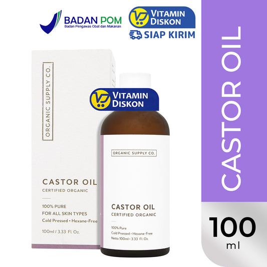 ORGANIC SUPPLY CO. CASTOR OIL 100ML