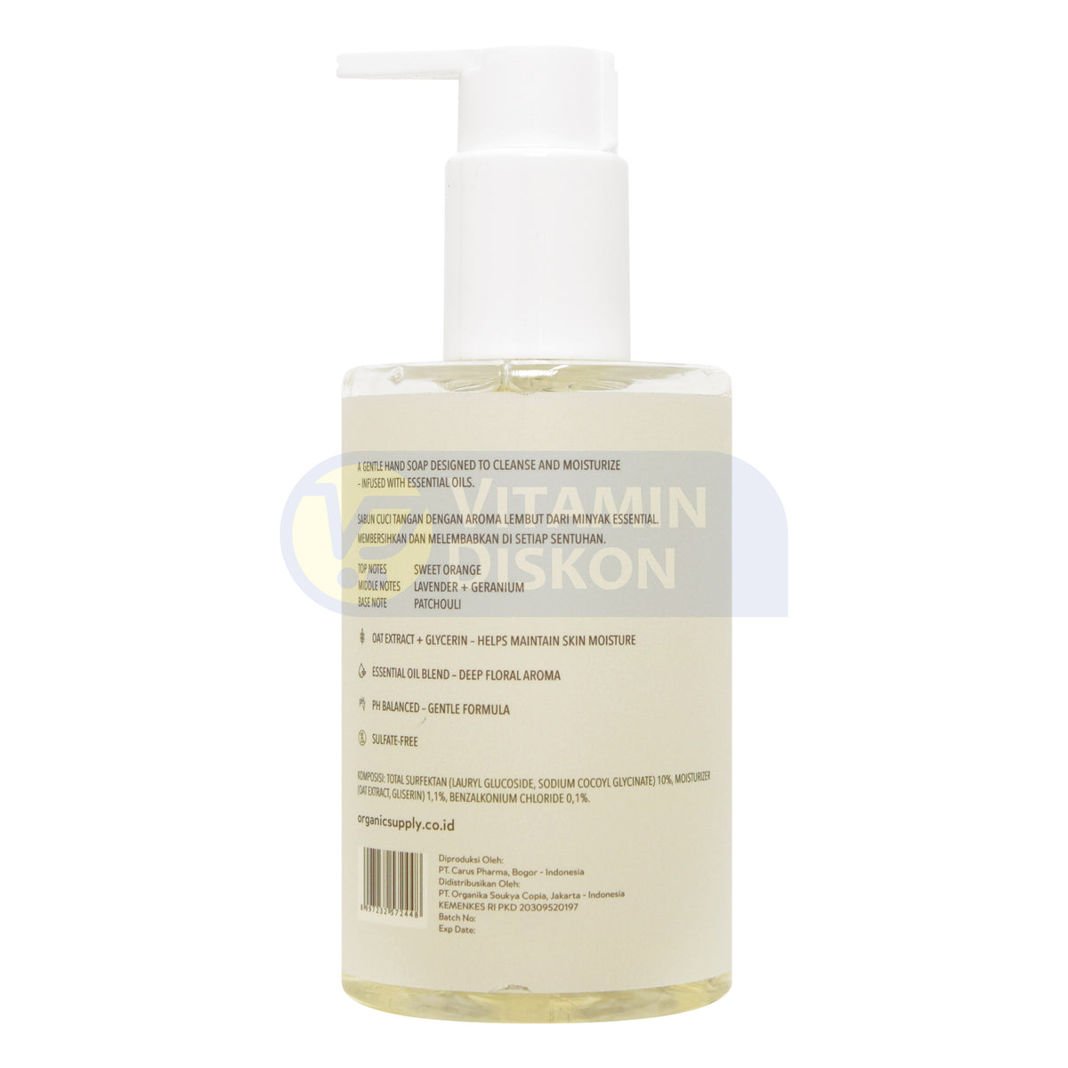 ORGANIC SUPPLY CO. DREAM HAND WASH 250 ML