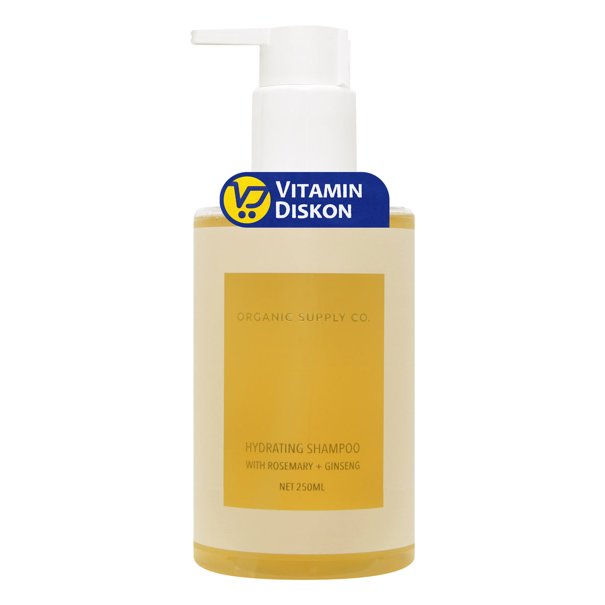 ORGANIC SUPPLY CO. HYDRATING SHAMPOO ROSEMARY AND GINSENG 250 ML