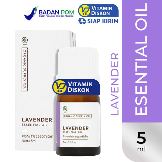 ORGANIC SUPPLY CO. LAVENDER ESSENTIAL OIL 5ML