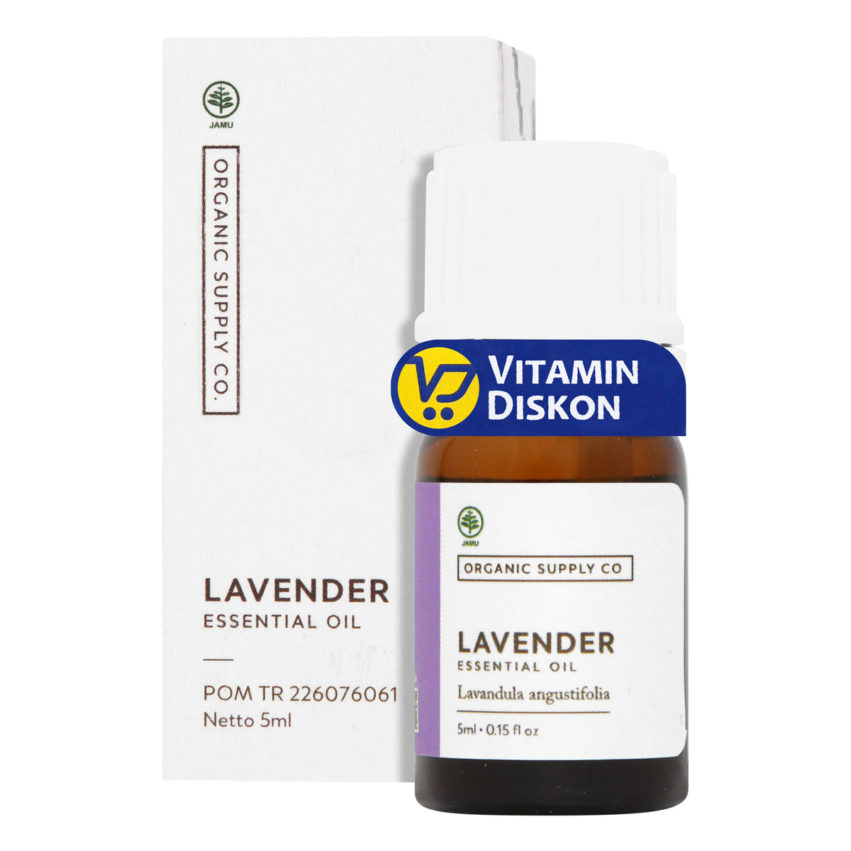 ORGANIC SUPPLY CO. LAVENDER ESSENTIAL OIL 5ML