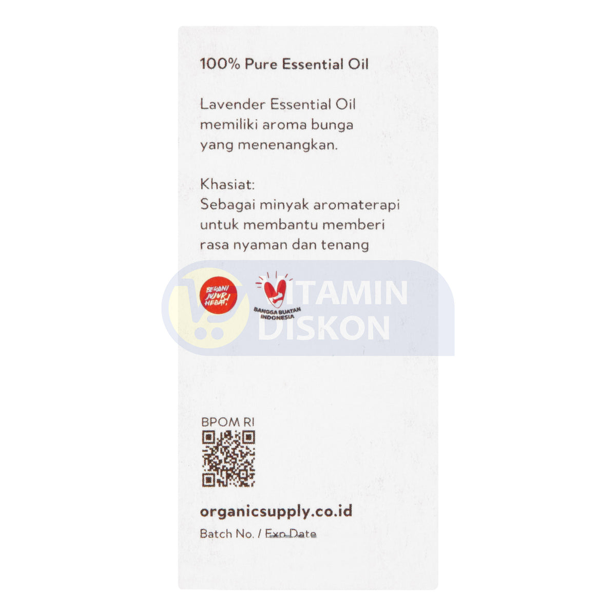 ORGANIC SUPPLY CO. LAVENDER ESSENTIAL OIL 5ML