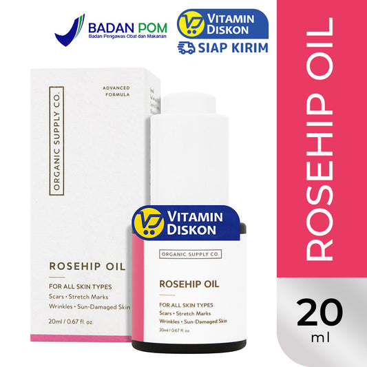 ORGANIC SUPPLY CO. ROSEHIP OIL ADVANCED FORMULA 20 ML