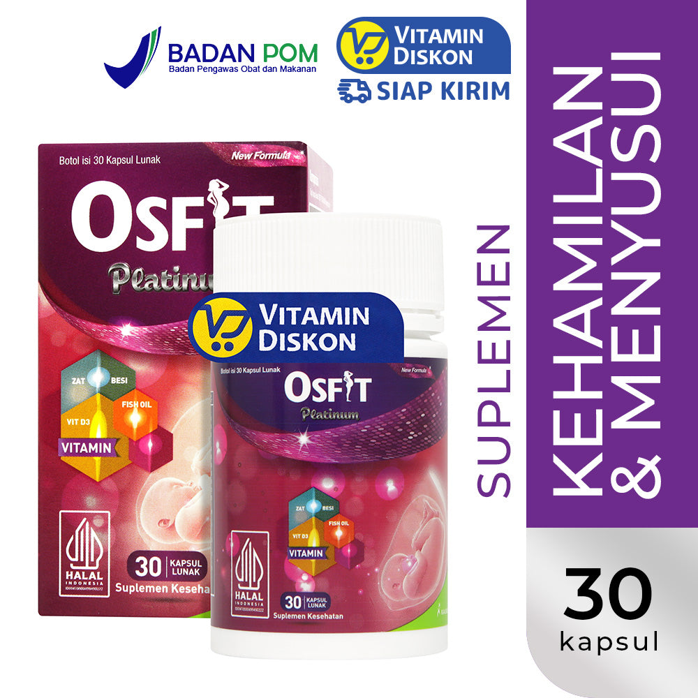 OSFIT PLATINUM SUPLEMEN IBU HAMIL ISI 30 KAPSUL