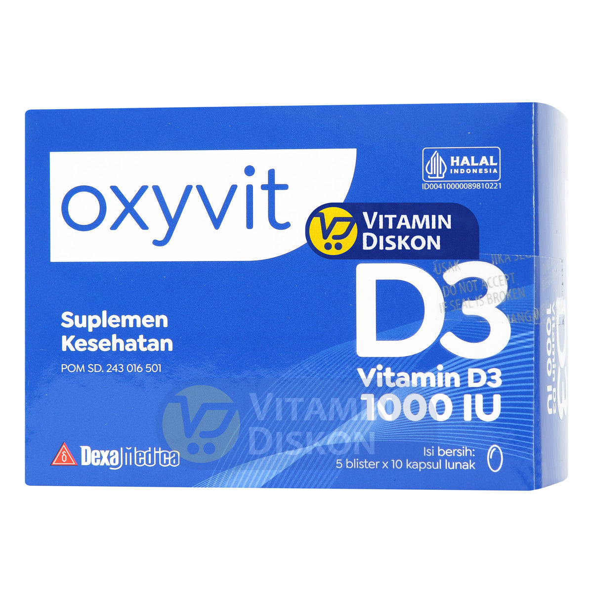 OXYVIT D3 1000 IU SOFTGEL 1 BOX 5 STRIP