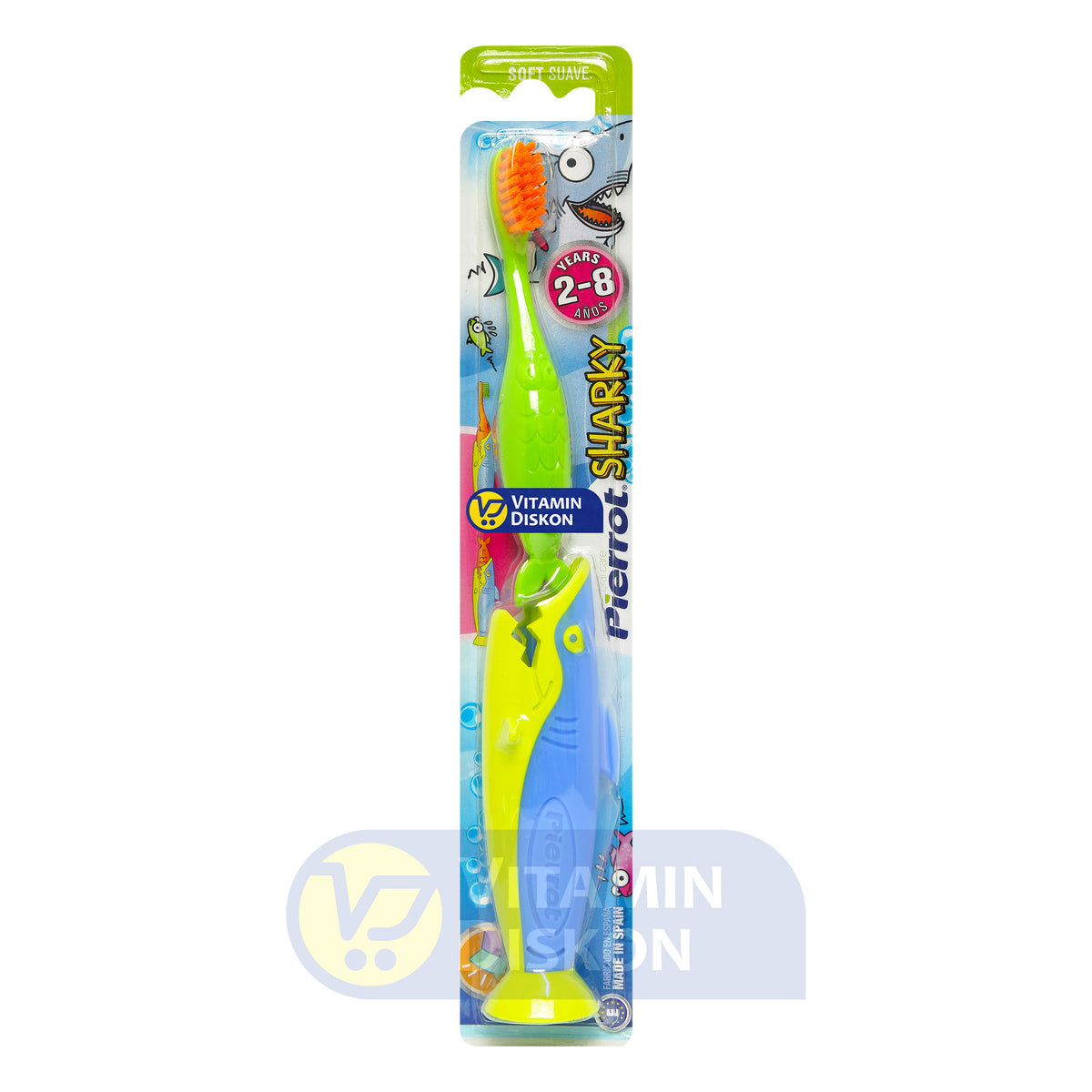 PIERROT SHARKY KIDS TOOTHBRUSH